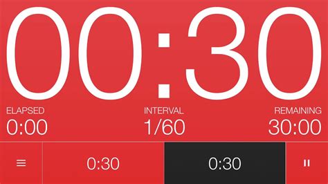 40 10 Second HIIT Interval Timer 25 Minutes 20 Second Interval Timer 30 Minutes. . 30 second interval timer